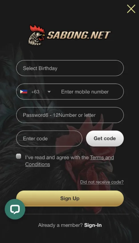 Sabong Online Registration